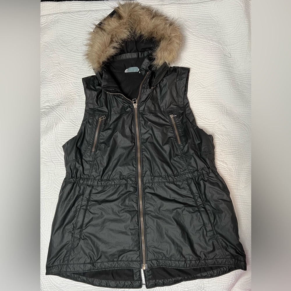 Athleta Coated Vest | Size XL